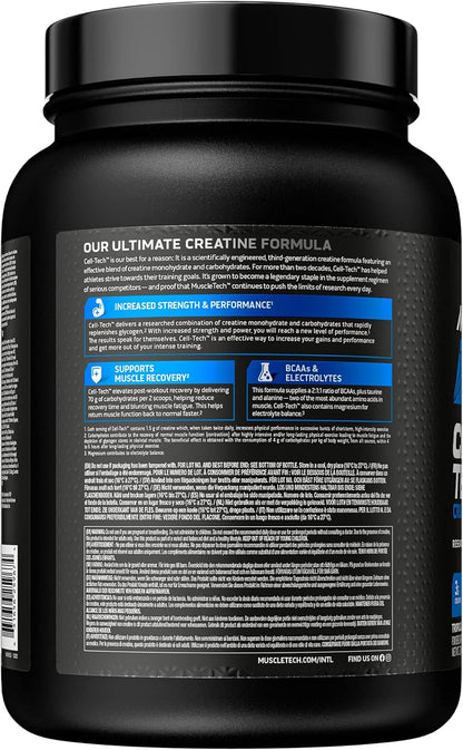 MuscleTech Cell Tech Creatine 2.27kg New Formula Best before 30/11/2024