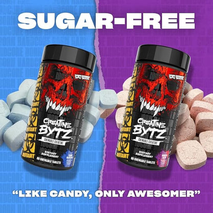 Mutant Creatine Bytz Chewable Creatine Tablets - 80 Count