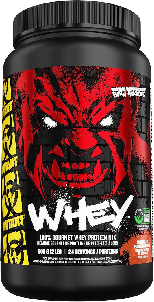 Mutant Whey Protein Powder 908g - Chocolate Fudge Brownie