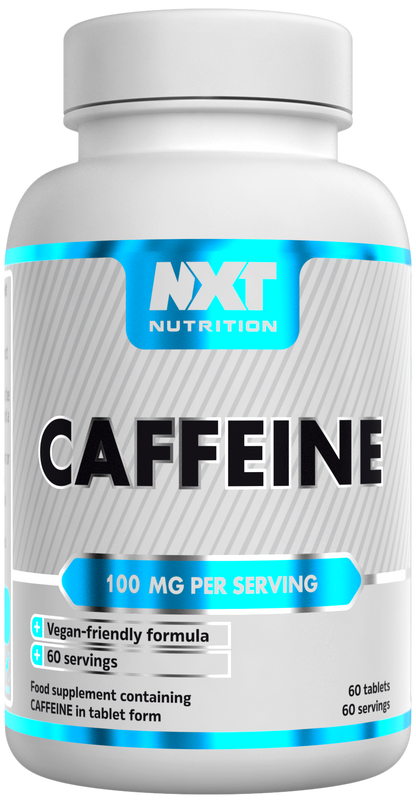 NXT Nutrition Caffeine 100mg | 60 Tablets | Energy & Focus