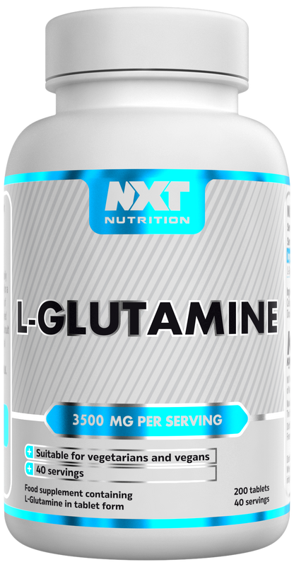 NXT Nutrition L-Glutamine 200 Tablets | 3500mg Per Serving