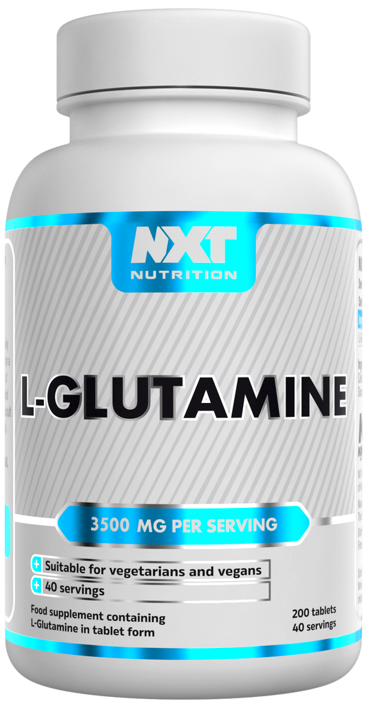 NXT Nutrition L-Glutamine 200 Tablets | 3500mg Per Serving