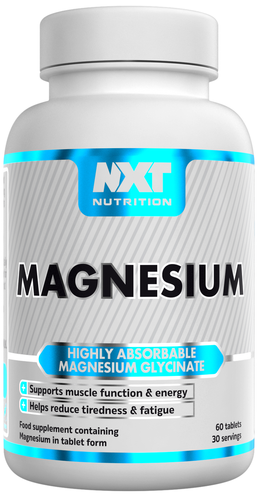 NXT Nutrition Magnesium Glycinate 1000mg | 60 Tablets | 30 Servings