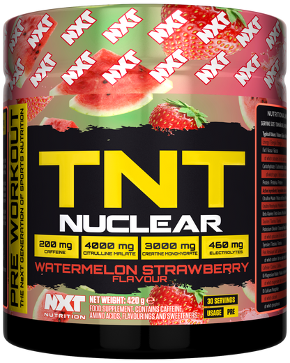 NXT Nutrition TNT Nuclear Pre Workout | 420g | 30 Servings