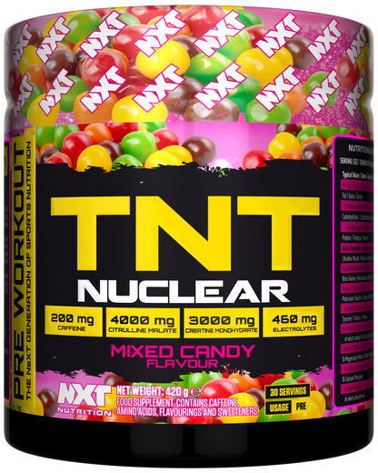 NXT Nutrition TNT Nuclear Pre Workout | 420g | 30 Servings