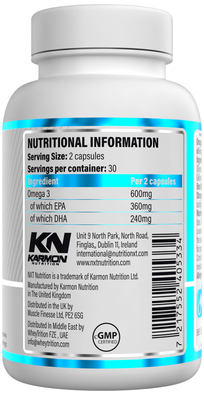 NXT Omega 3 60 Capsules