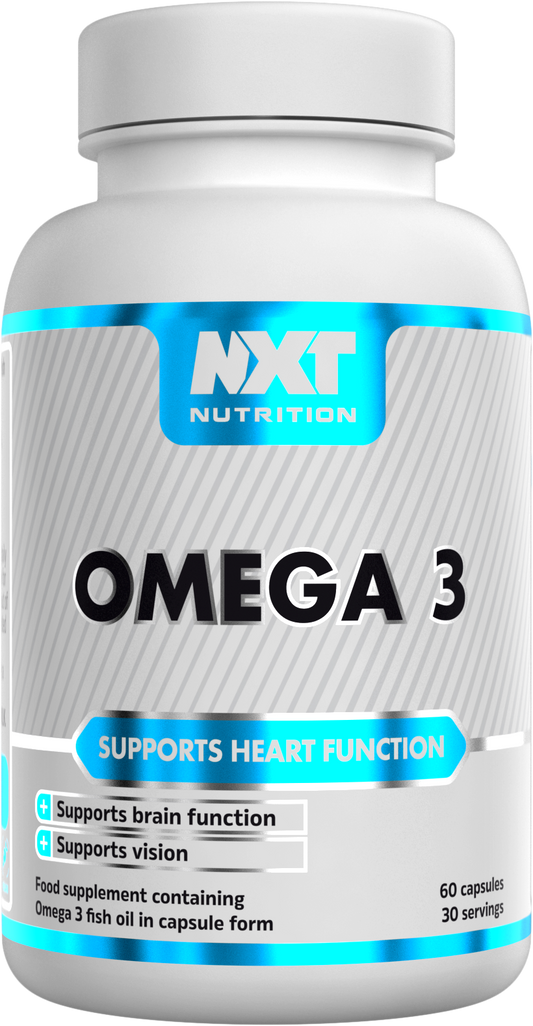 NXT Nutrition Omega 3 60 Capsules | EPA & DHA Fish Oil