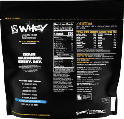 Mutant Whey 2.2kg | 22g Protein | 61 Servings | 4-Whey Blend | 5 Flavours