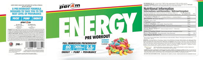Per4m Energy Pre Workout 390g