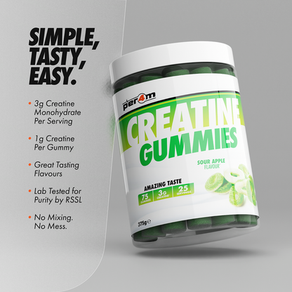 Per4m Creatine Gummies | 3g Creatine Monohydrate | 25 Servings