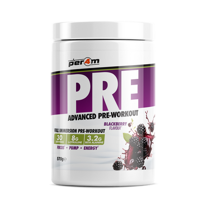 Per4m Pre-Workout 570g | Energy & Focus | 30 Servings | 13 Flavours