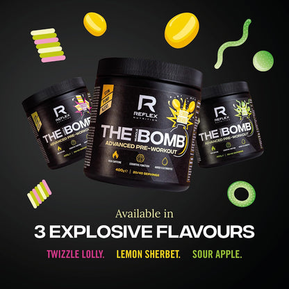 Reflex Nutrition The Muscle Bomb Pre-Workout 400g | Twizzle Lolly
