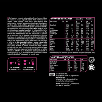 Reflex Nutrition The Muscle Bomb Pre-Workout 400g | Twizzle Lolly