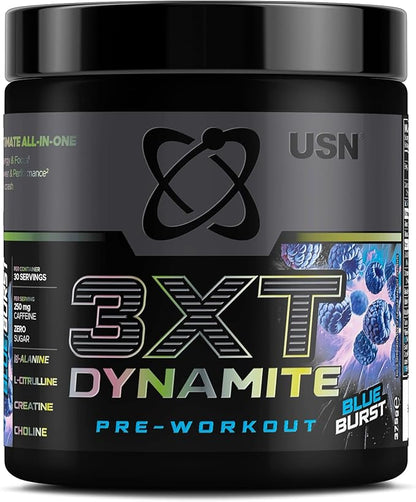 USN 3XT Dynamite Pre-Workout 375g Dated 31/05/2026| Creatine, Citrulline & Caffeine
