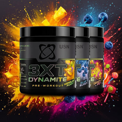 USN 3XT Dynamite Pre-Workout 375g Dated 31/05/2026| Creatine, Citrulline & Caffeine