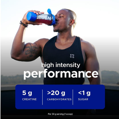USN Creatine Anabolic 5000 | 900g | Creatine + BCAA + Carbs | 5 Flavours