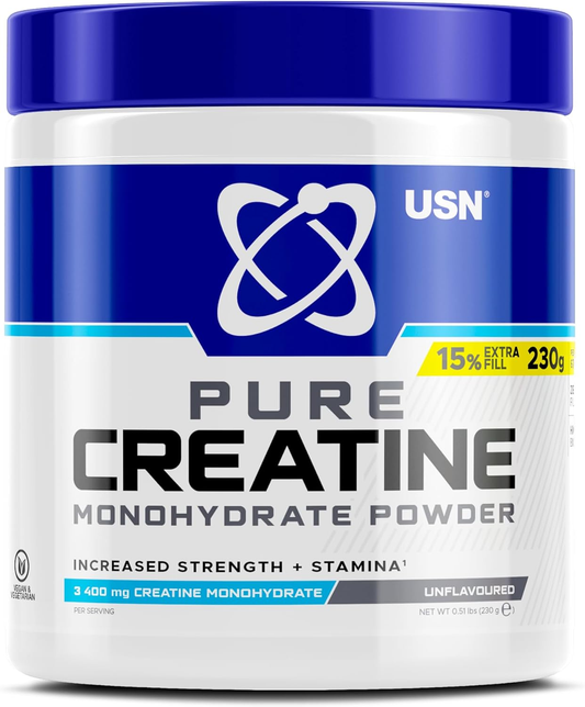 USN Pure Creatine Monohydrate 100g/230g