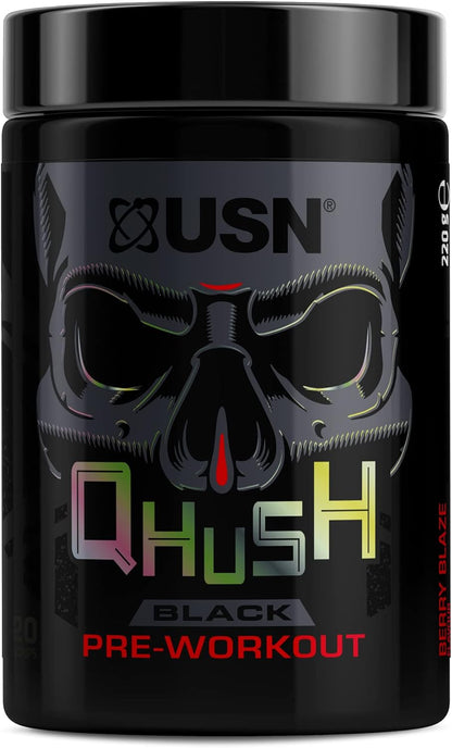 USN Qhush Black 220g Pre-workout