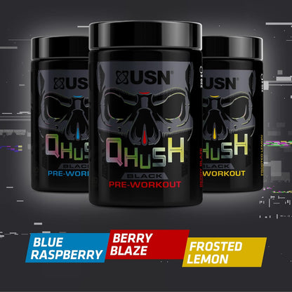 USN Qhush Black 220g Pre-workout