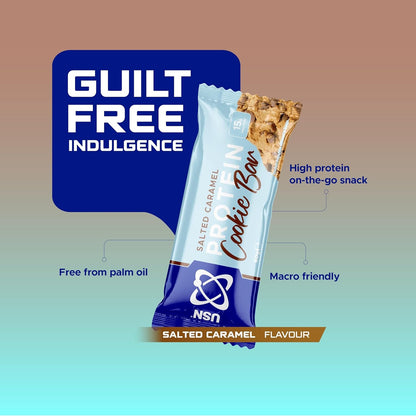 USN Trust Cookie Bar 12x60g | 15g Protein | 3 Flavours | High Protein Snack