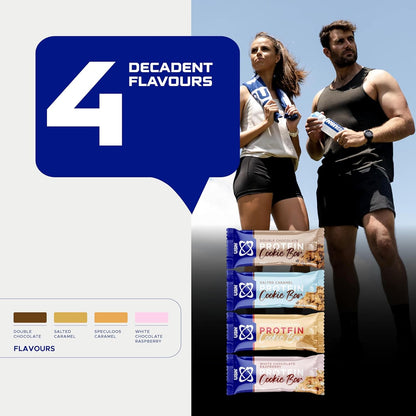 USN Trust Cookie Bar 12x60g | 15g Protein | 3 Flavours | High Protein Snack
