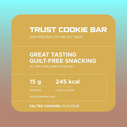 USN Trust Cookie Bar 12x60g | 15g Protein | 3 Flavours | High Protein Snack