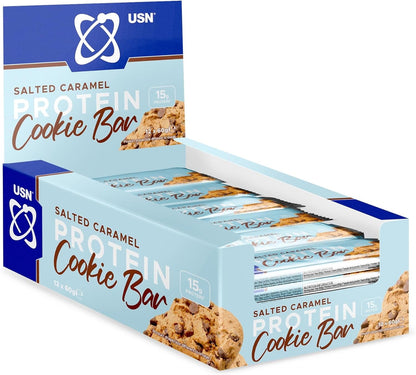 USN Trust Cookie Bar 12x60g | 15g Protein | 3 Flavours | High Protein Snack