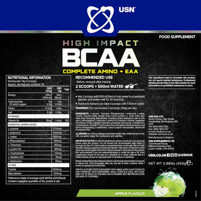 USN BCAA Complete Amino + EAA | 6,500mg EAAs, BCAAs & AstraGin™