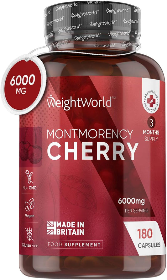 WeightWorld Montmorency Cherry 180 Capsules