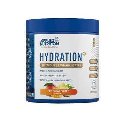Applied Nutrition Hydration+ Powder 240g | Electrolytes, Vitamins & Coconut Water | 30 Servings | 4 Flavours
