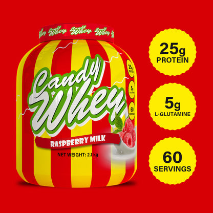 Candy Whey Protein powder 2.1kg - Dated best before 30/11/2025