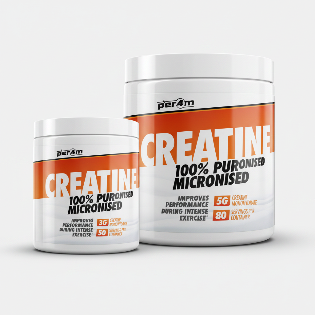 Per4m Creatine 150g and 400g tubs combo deal