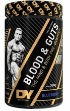 DORIAN YATES BLOOD & GUTS 340g, STRONG PRE WORKOUT, EXPLOSIVE ENERGY 6 FLAVOURS - Premium Protein Shakes & Bodybuilding from DY NUTRITION - Just $24.95! Shop now at Ultimate Fitness 4u