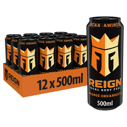 REIGN  12 x 500ml - Premium Energy Drink from Ultimate Fitness 4u - Just $19.99! Shop now at Ultimate Fitness 4u