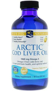 Nordic Naturals  Arctic Cod Liver Oil-1060mg Unflavoured - 237 ml. - Premium vitamins from Ultimate Fitness 4u - Just $25.99! Shop now at Ultimate Fitness 4u