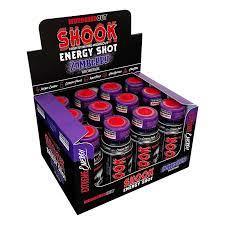 Murdered Out Shook Energy Shots x12  Zomberry flavour