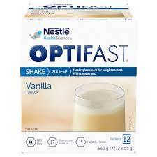 Nestle Optifast  Diet Shakes 8/12 sachets