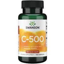 Swanson C-500 100 Capsules - Vitamin-C  500mg