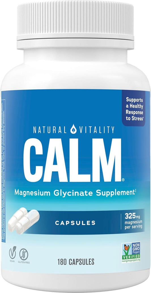 Natural Vitality Calm Magnesium Glycinate 120 caps