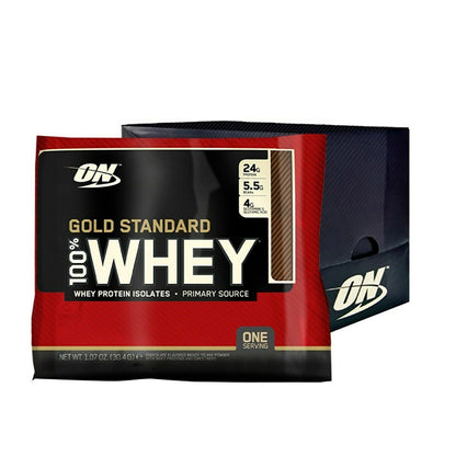 Optimum Nutrition Gold Standard 100% Whey Protein 24 Sachets | Double Rich Chocolate