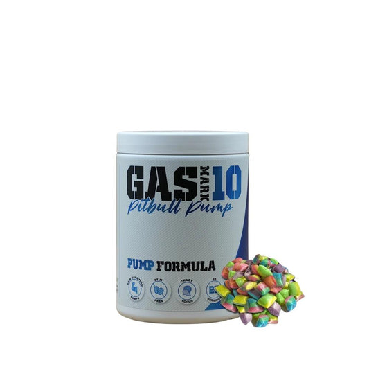 Gas Mark 10 Pitbull Pump 450g | Stimulant-Free Pre-Workout | 25 Servings | 5 Flavours