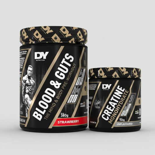 DY Nutrition Blood & Guts 340g and Creatine 150g combo deal
