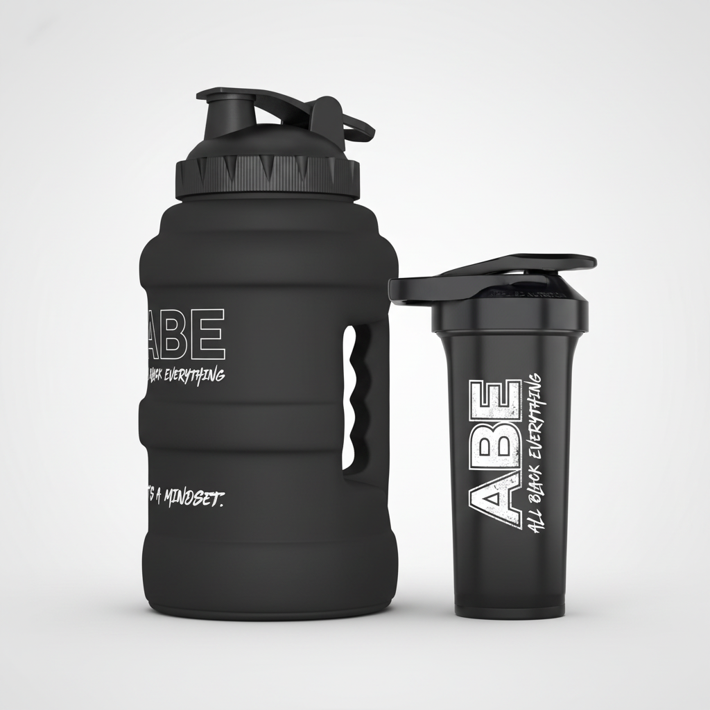 Applied Nutrition ABE 2.5L matt black jug and ABE 700ml shaker combo deal