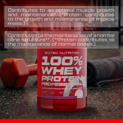 Scitec Nutrition 100% Whey Professional 1816g | 22g Protein | 13 Flavours