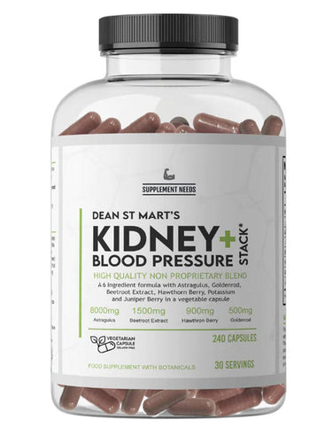 Supplement Needs Kidney Blood Pressure Stack 240 capsules Formerly Astrag-Flow - Premium Health Supplement from Health Supplements UK - Just $34.99! Shop now at Ultimate Fitness 4u