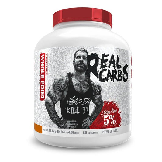 5% Nutrition Rich Piana Real Carbs 1830 - 1920 grams - Premium carbohydrate from Health Supplements UK - Just $37.96! Shop now at Ultimate Fitness 4u