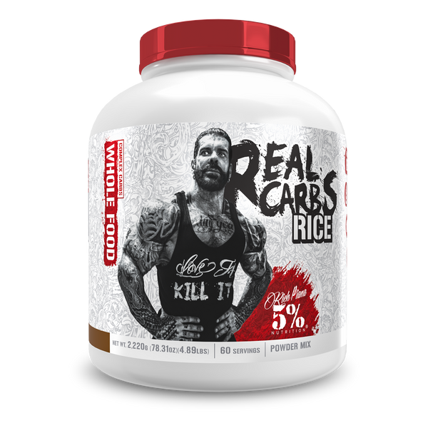 5% Nutrition - Rich Piana Real Carbs Rice, 2220 g, Cocoa Heaven - Premium Health and Beauty from 5% Nutrition - Rich Piana - Just $36.49! Shop now at Ultimate Fitness 4u