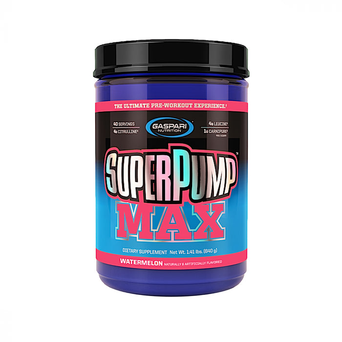 Gaspari SuperPump Max 640g - 40 Servings - Premium Pre Workout from Health Supplements Online - Just $34.99! Shop now at Ultimate Fitness 4u