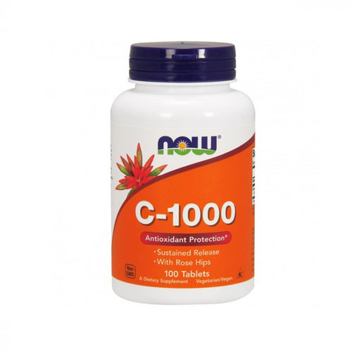 NOW Foods C-1000 with Rose Hips & Bioflavonoids 100 Vcaps - Premium Health Supplement from Health Supplements UK - Just $10.25! Shop now at Ultimate Fitness 4u