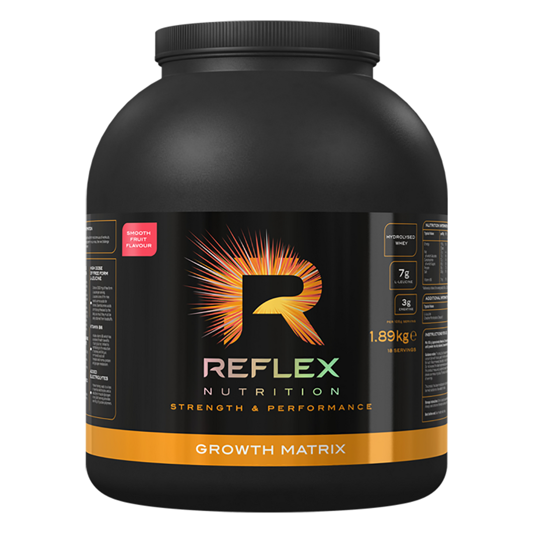 Reflex Nutrition Growth Matrix 1.8kg - Premium all in one from Health Supplements UK - Just $34.99! Shop now at Ultimate Fitness 4u